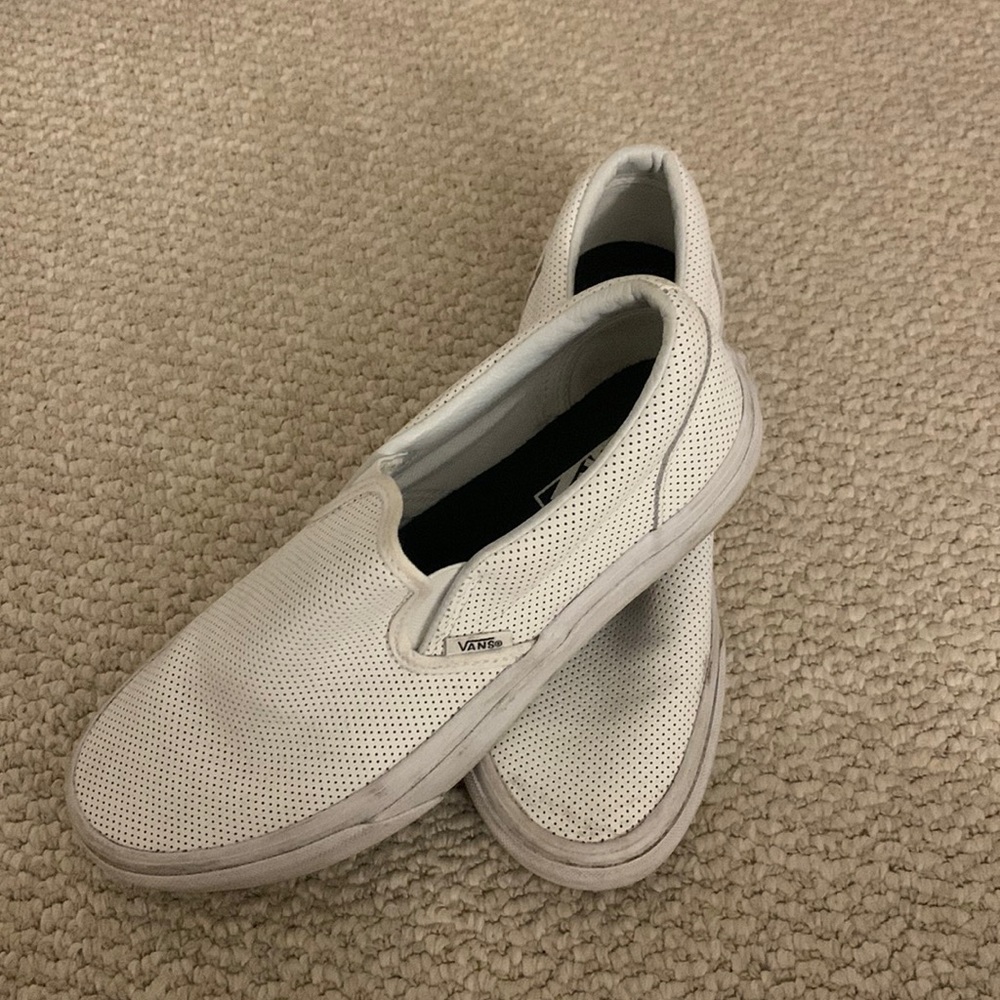 Vans with cute white holes